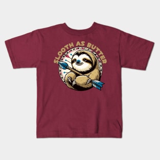 Darts sloth Kids T-Shirt